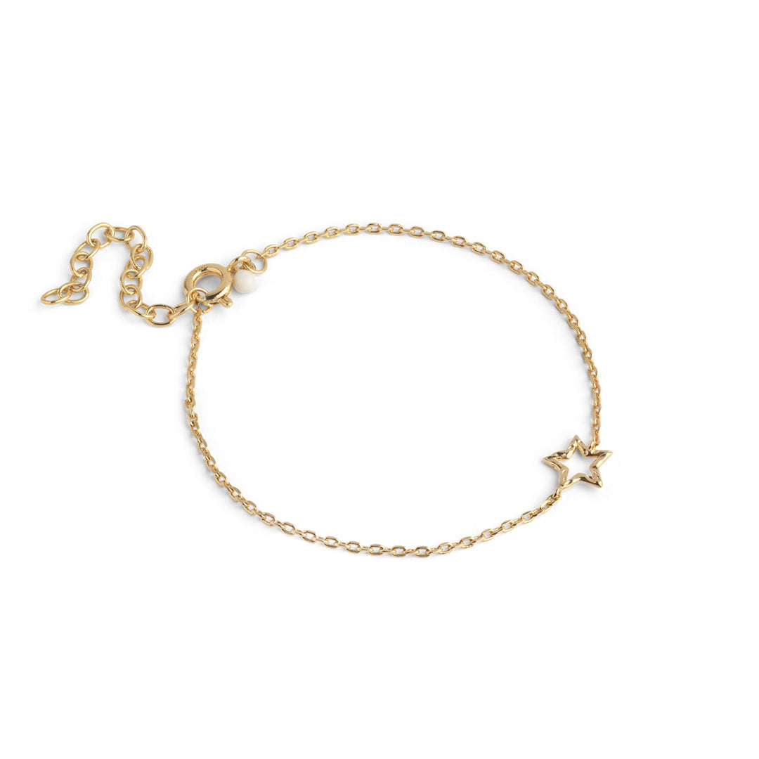 Niche Jewellery Enamel Copenhagen Organic Star Gold Bracelet
