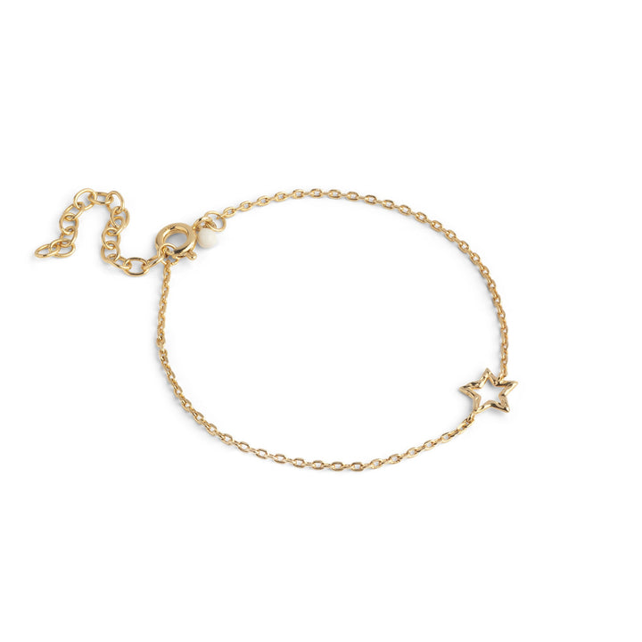 Niche Jewellery Enamel Copenhagen Organic Star Gold Bracelet