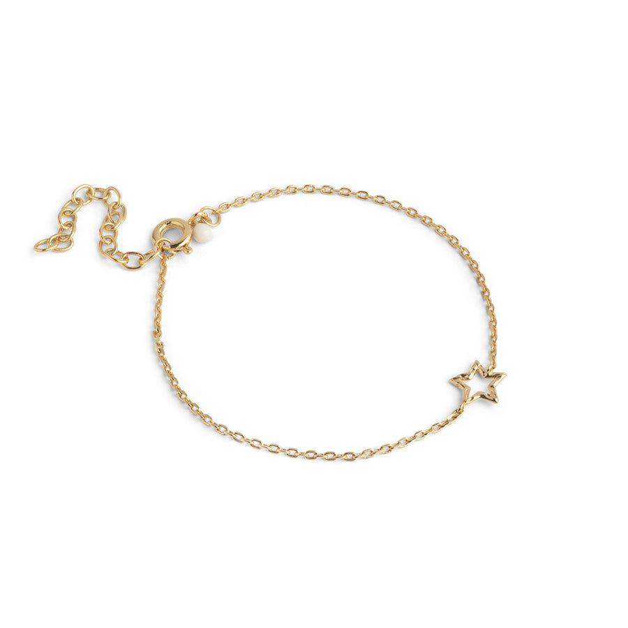 Niche Jewellery Enamel Copenhagen Organic Star Gold Bracelet