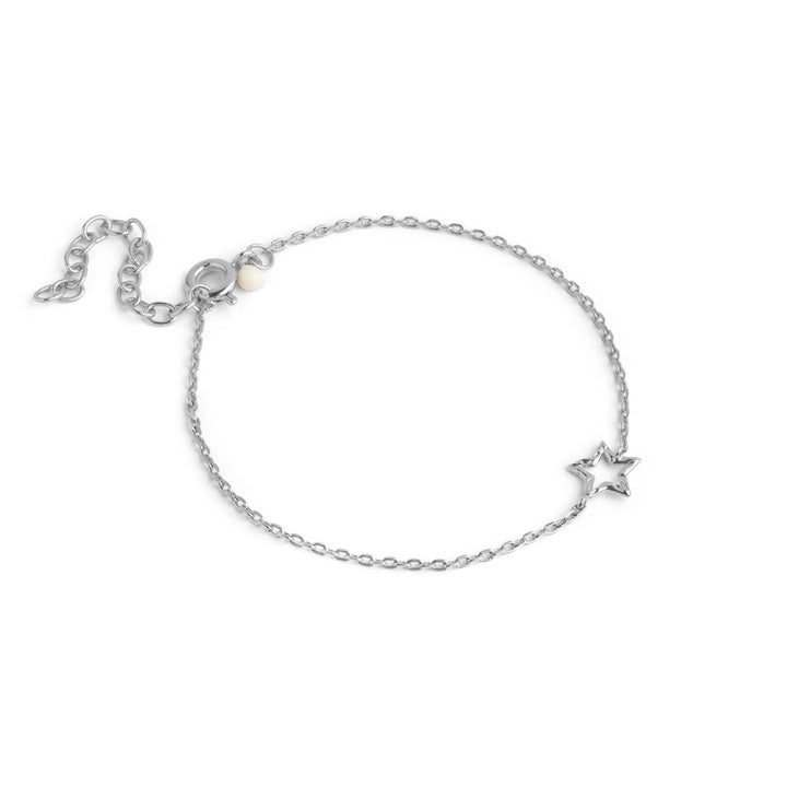 Niche Jewellery Enamel Copenhagen Organic Star Silver Bracelet