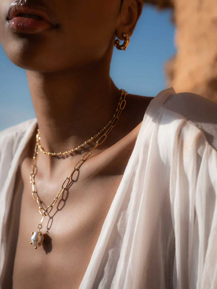 Formation Co Callie Textured Necklace