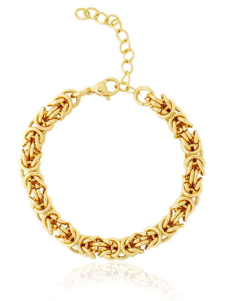 Niche Jewellery Shyla Cinque Gold Chunky Chain Bracelet detail
