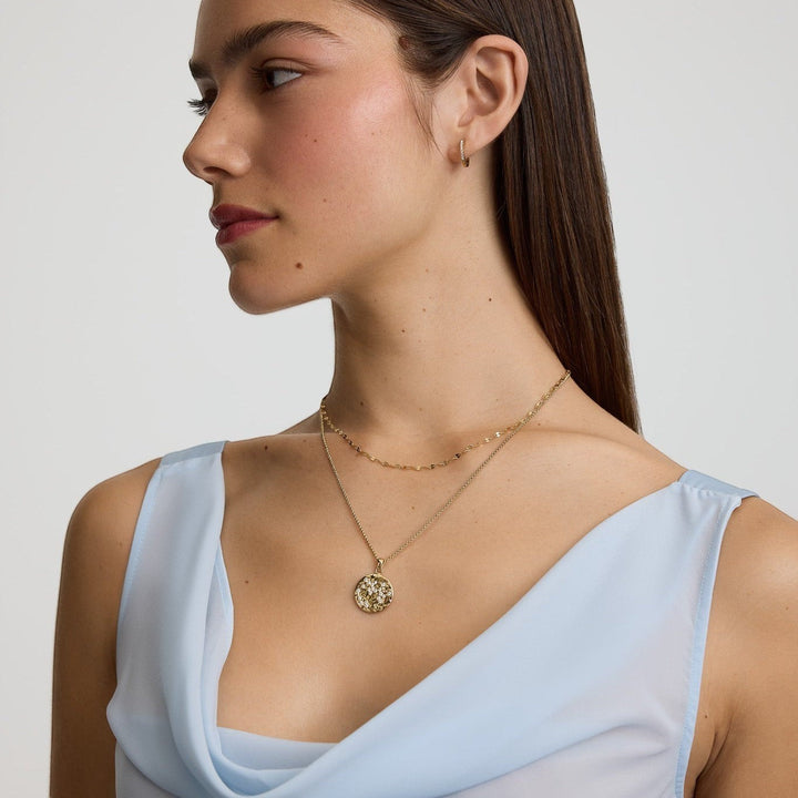 D.Louise Zodiac Talisman Gold Necklace - Sagittarius