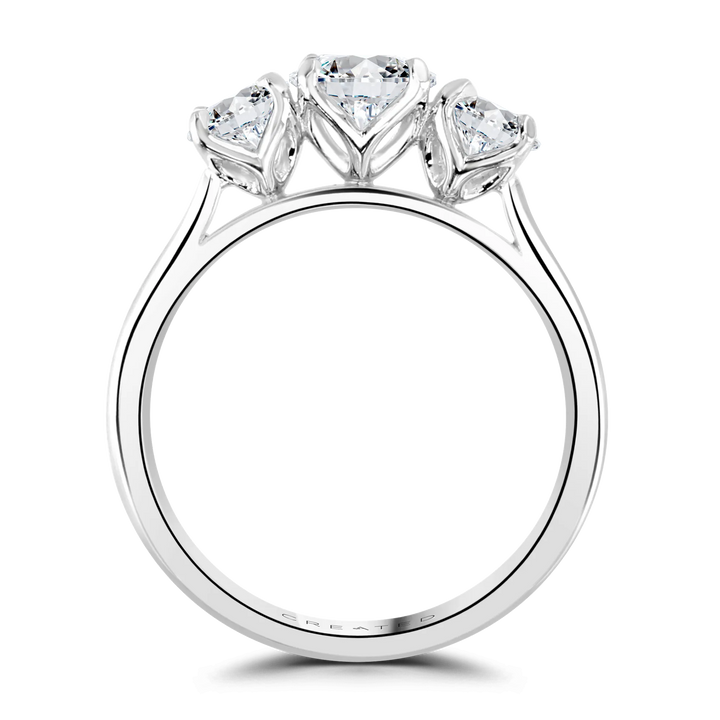 Brown & Newirth Round Trilogy Engagement Ring