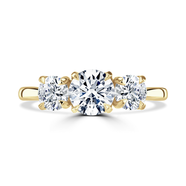 Brown & Newirth Round Trilogy Engagement Ring