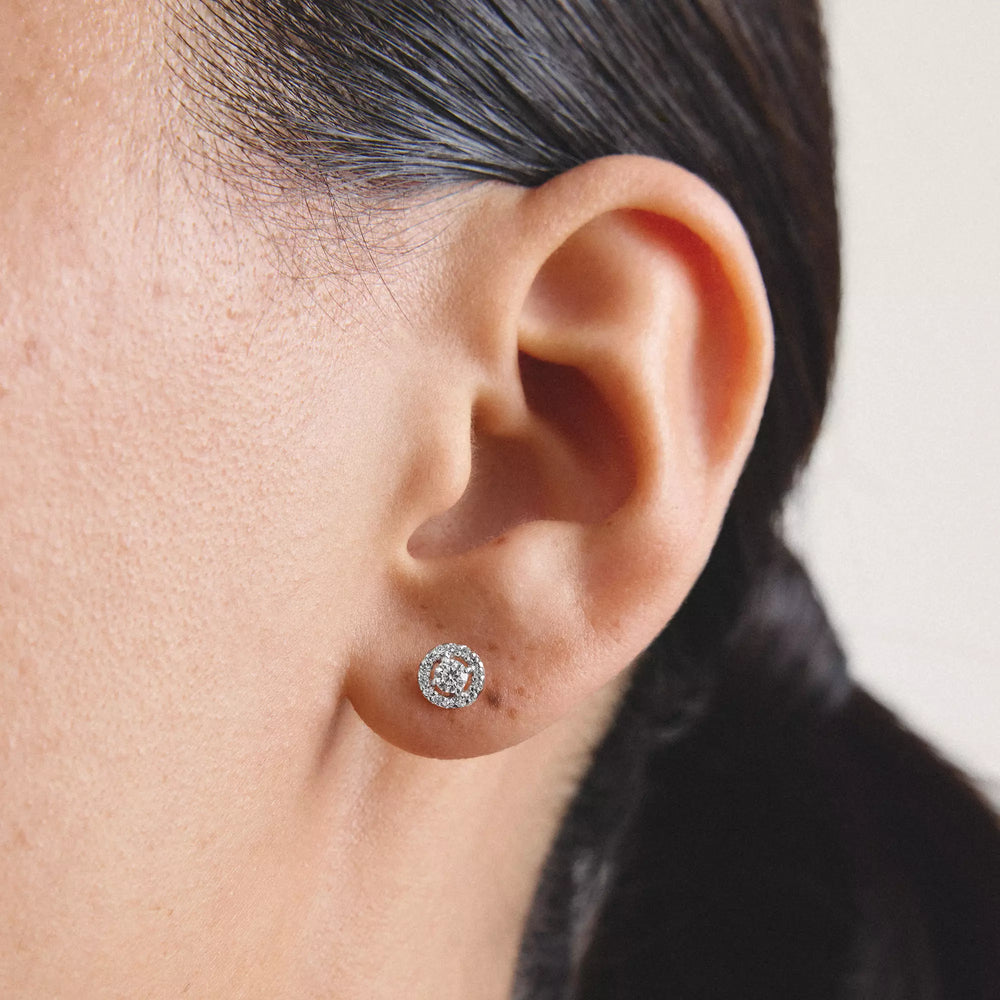 Niche Jewellery Thomas Sabo Stud Earrings Silver with Brilliant Cut Zirconia detail