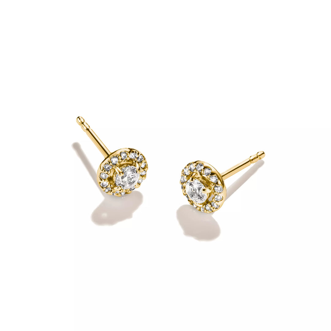 Niche Jewellery Thomas Sabo Stud Earrings Gold with Brilliant Cut Zirconia detail
