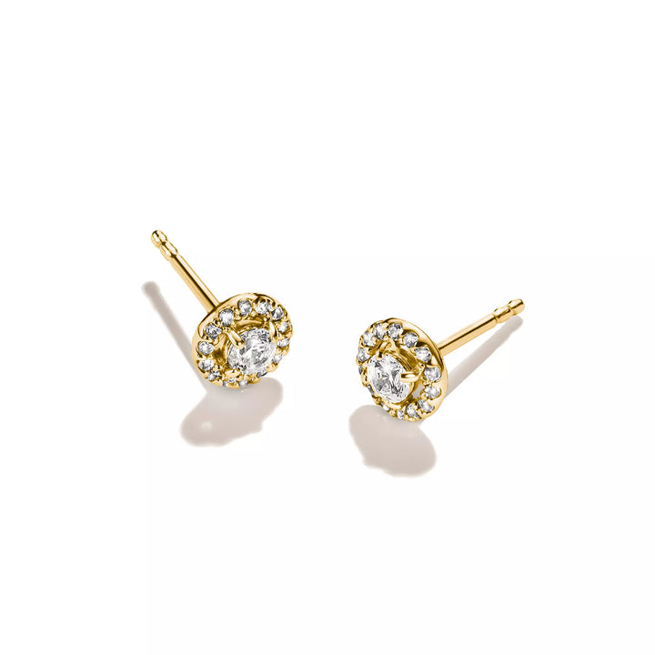Niche Jewellery Thomas Sabo Stud Earrings Gold with Brilliant Cut Zirconia detail