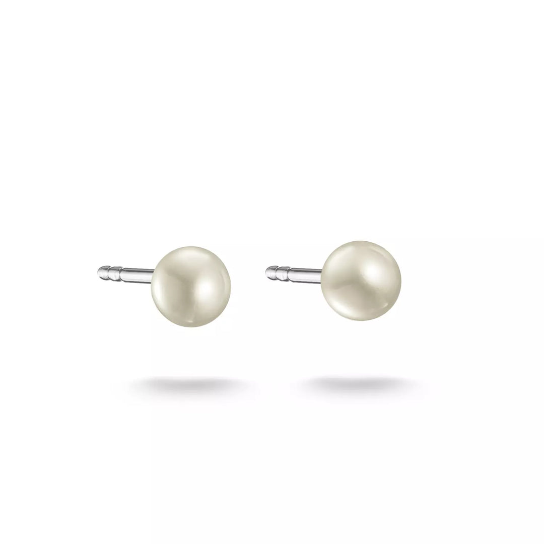 Niche Jewellery Thomas Sabo Pearl Stud Earrings Silver