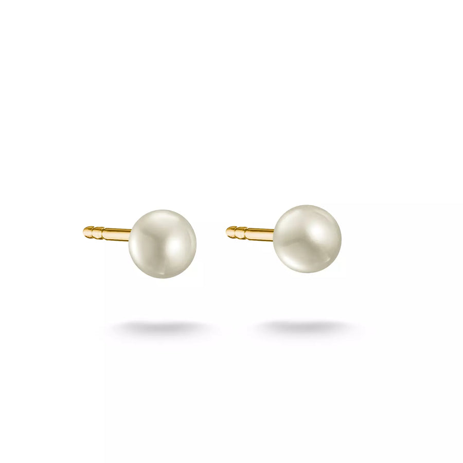 Niche Jewellery Thomas Sabo Pearl Stud Earrings Gold