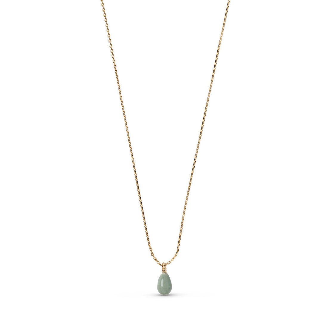 Niche Jewellery Enamel Copenhagen Significant Sage Gold Necklace
