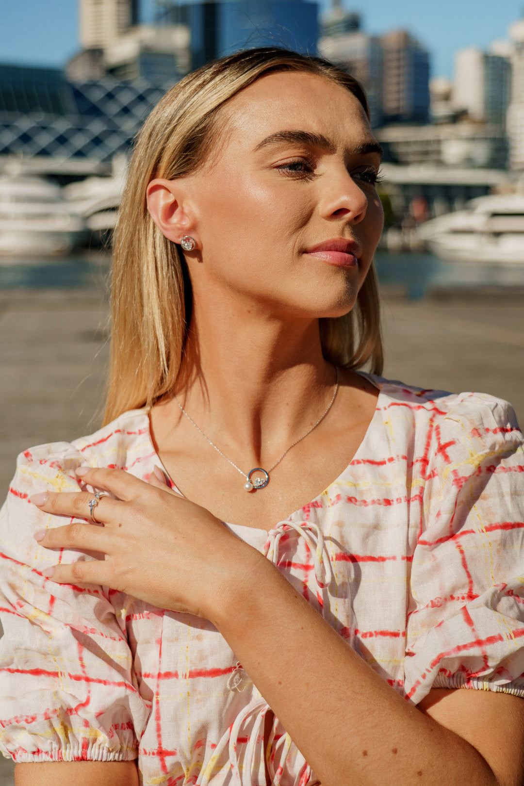 Niche Jewellery Georgini Chic Noel Toi Et Moi Ring - Silver detail
