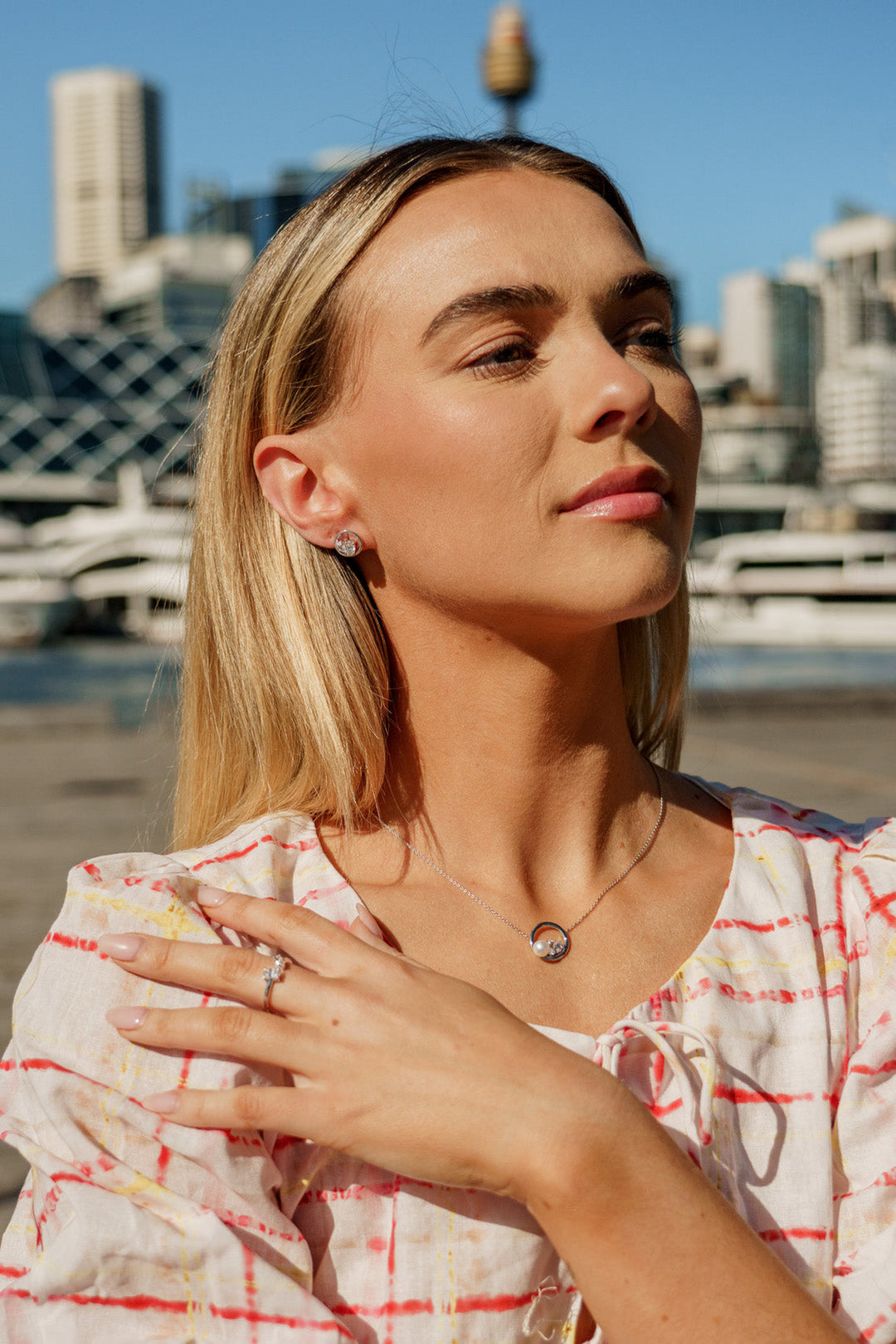 Niche Jewellery Georgini Chic Noel Toi Et Moi Ring - Silver detail