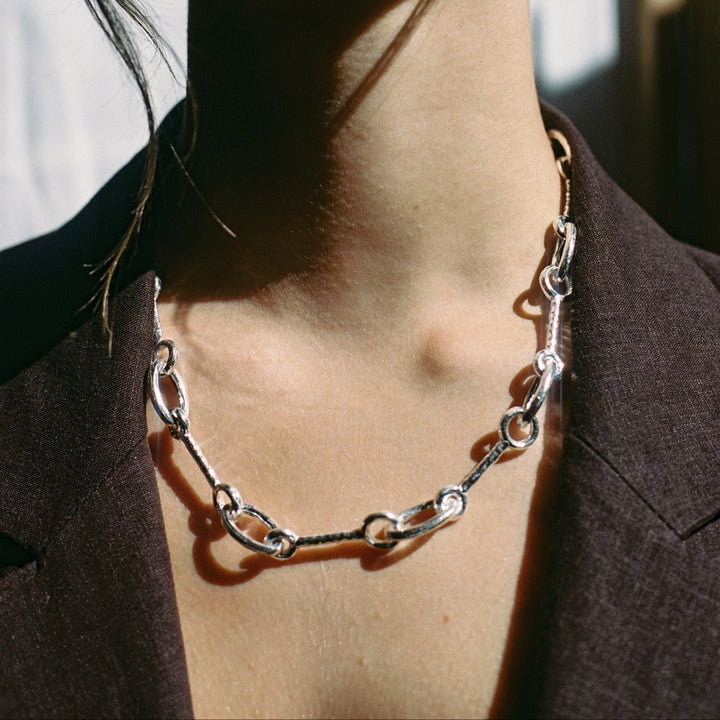 Niche Jewellery Shyla Matera Necklace - Silver detail