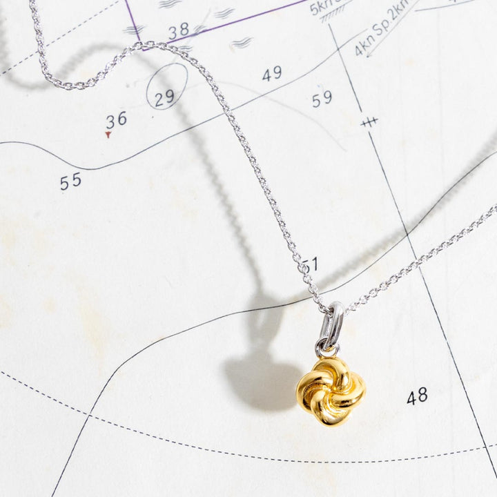 Kit Hearh Marina Tide Knot Golden Necklace