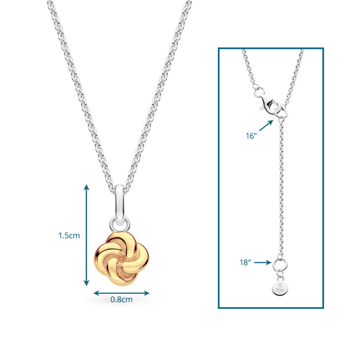 Kit Hearh Marina Tide Knot Golden Necklace