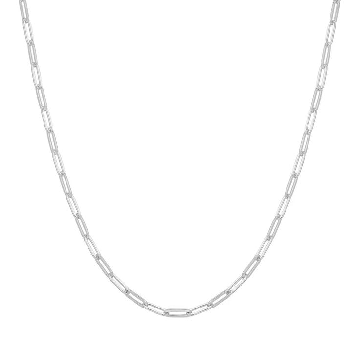 Ania Haie Paper Clip Chain Silver Necklace