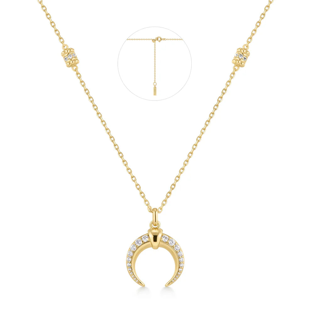 Ania Haie Reversible Horn Gold Necklace