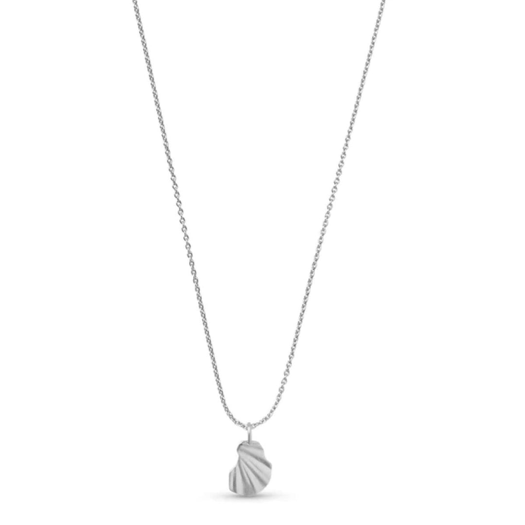 Enamel Copenhagen Wave Silver Necklace