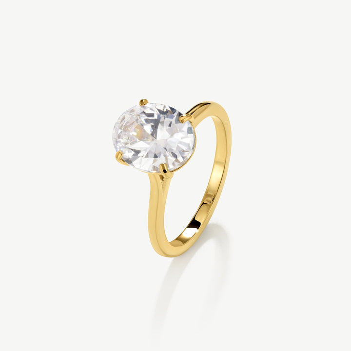 D.Louise Gold Travel Ring detail view