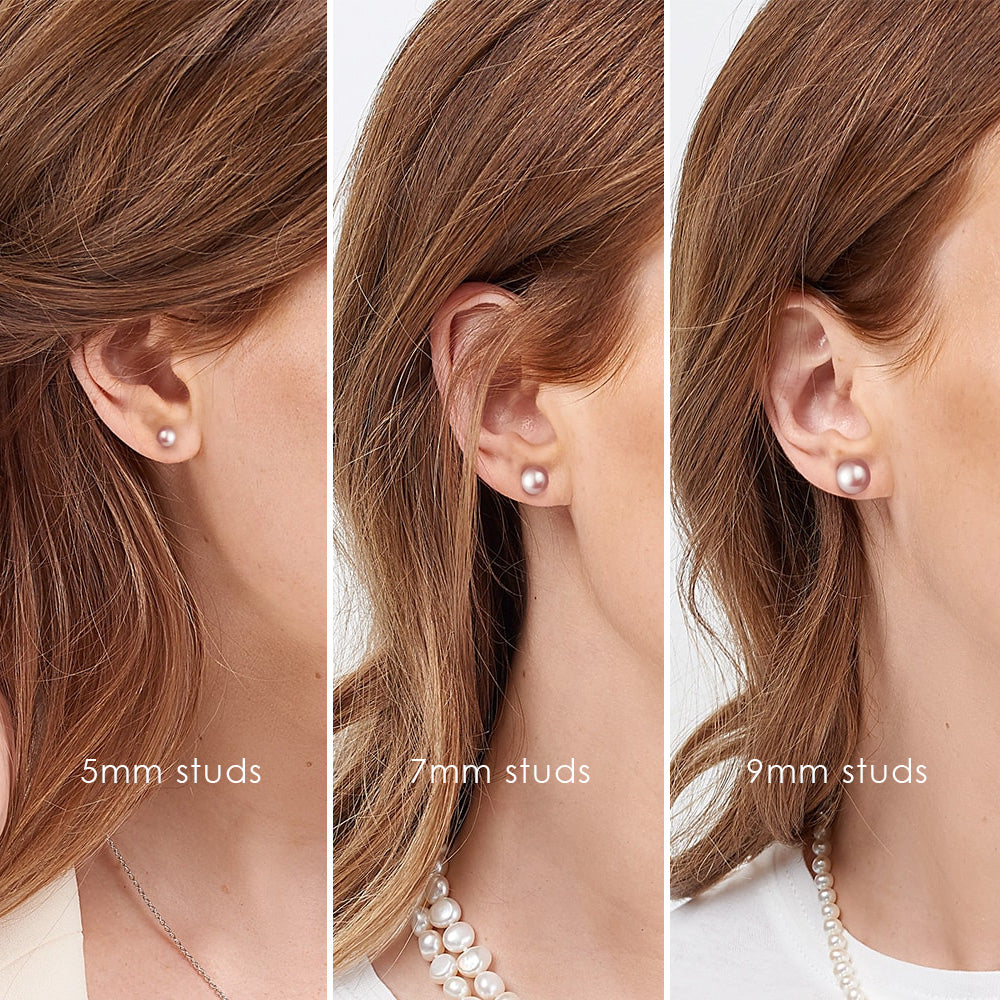 Jersey Pearl 5mm Signature Freshwater Pearl Stud Earrings