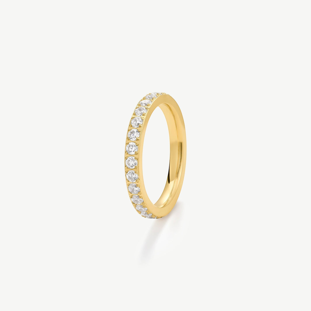 D.Louise Eternity Gold Band Ring detail view