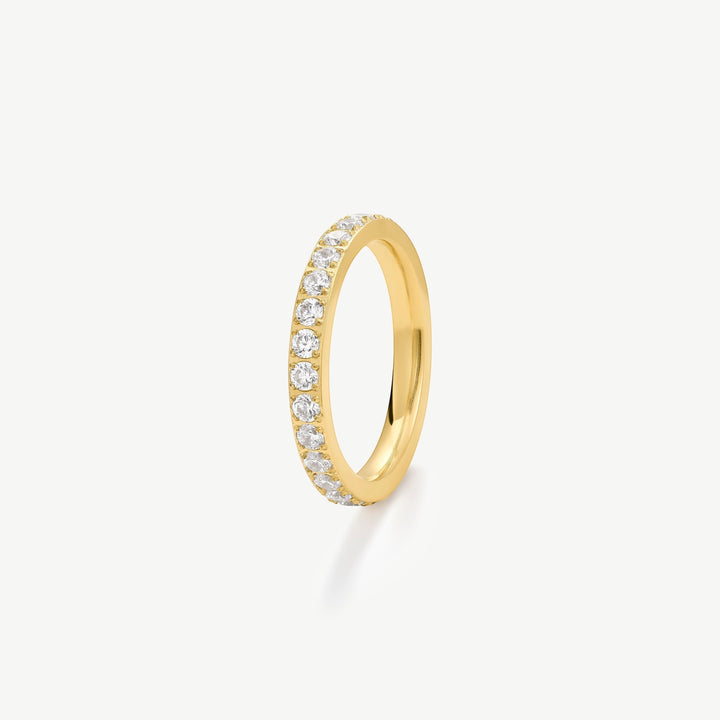 D.Louise Eternity Gold Band Ring detail view