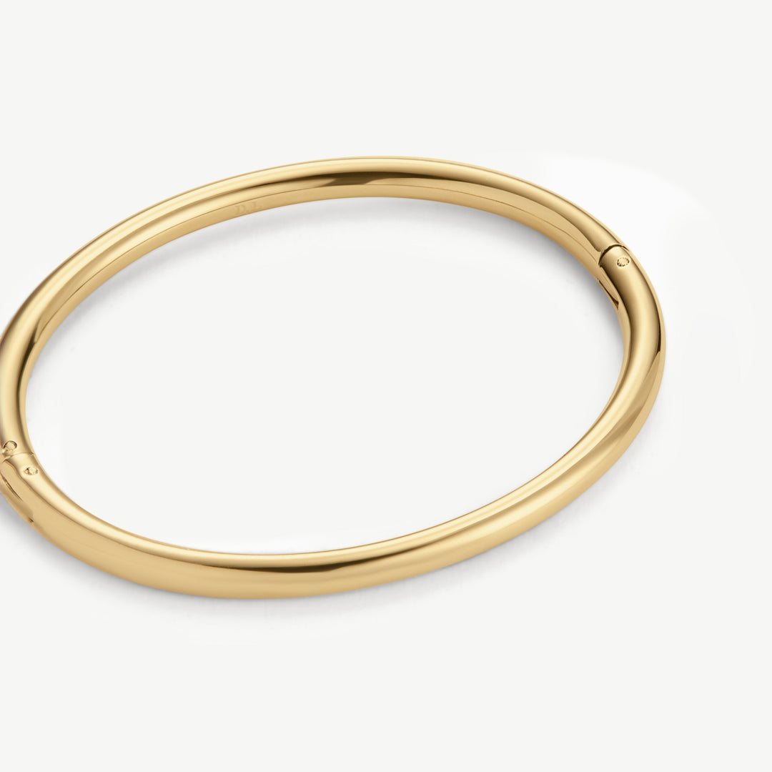 D.Louise Classic Oval Gold Bangle