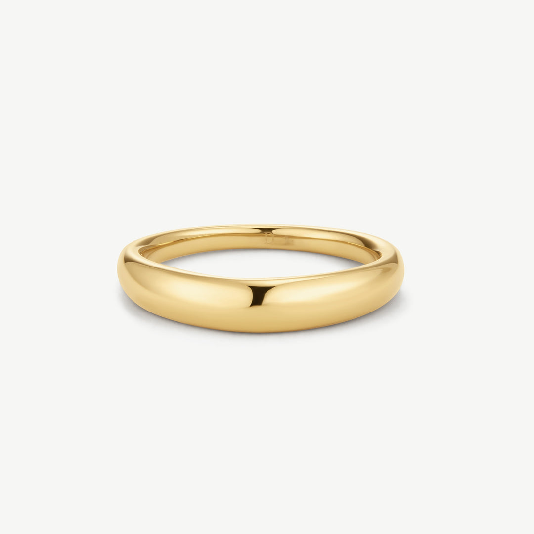 D.Louise Gold Dome Ring close up