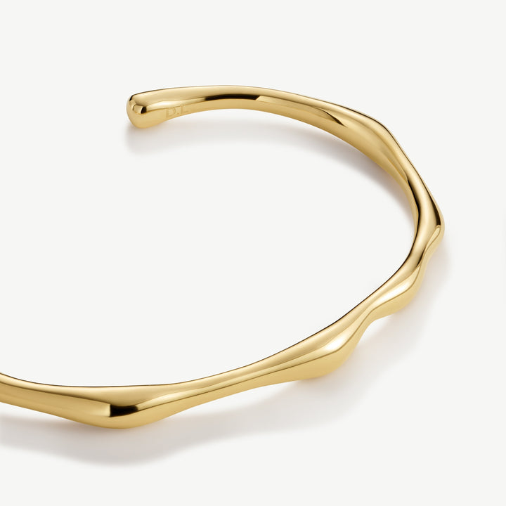 D.Louise Bamboo Gold Bangle