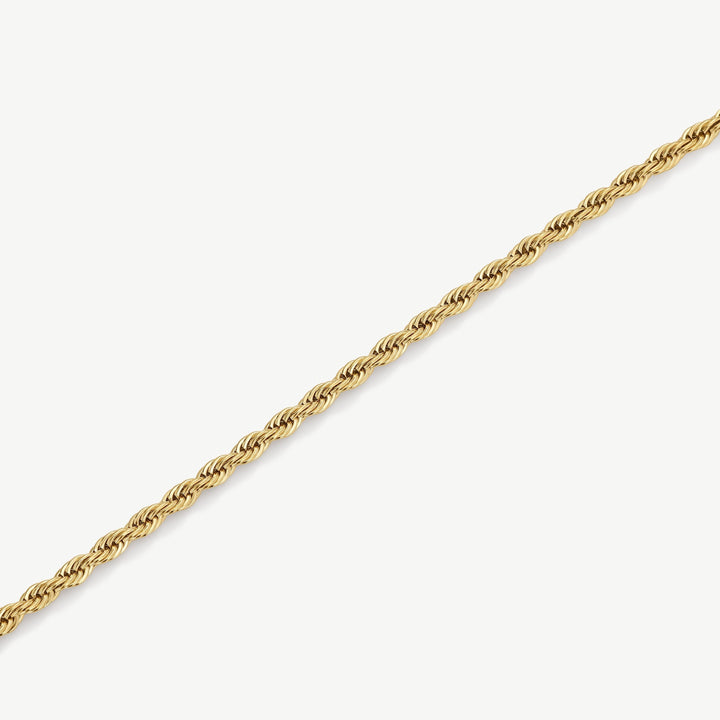 D.Louise Rope Gold Bracelet close up