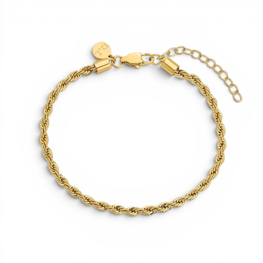 D.Louise Rope Gold Bracelet