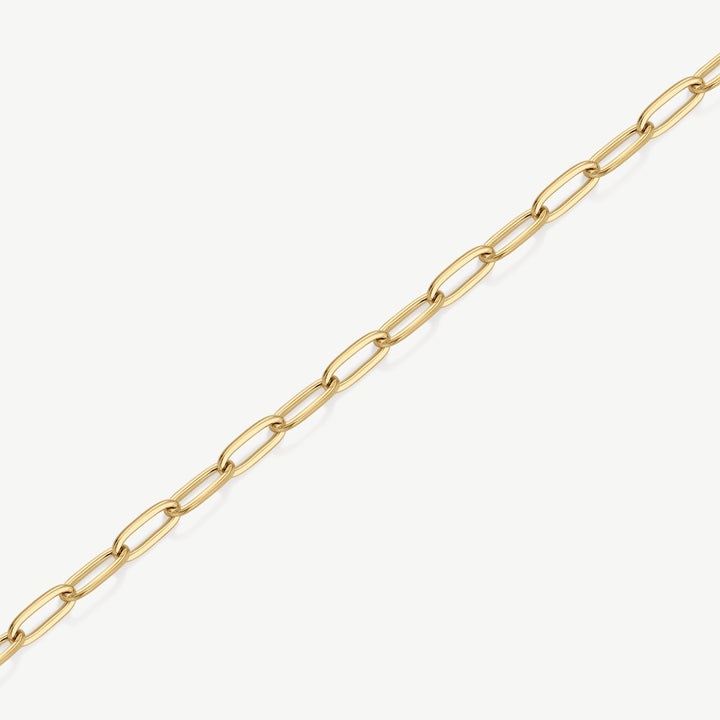 D.Louise Paperclip Gold Bracelet product view