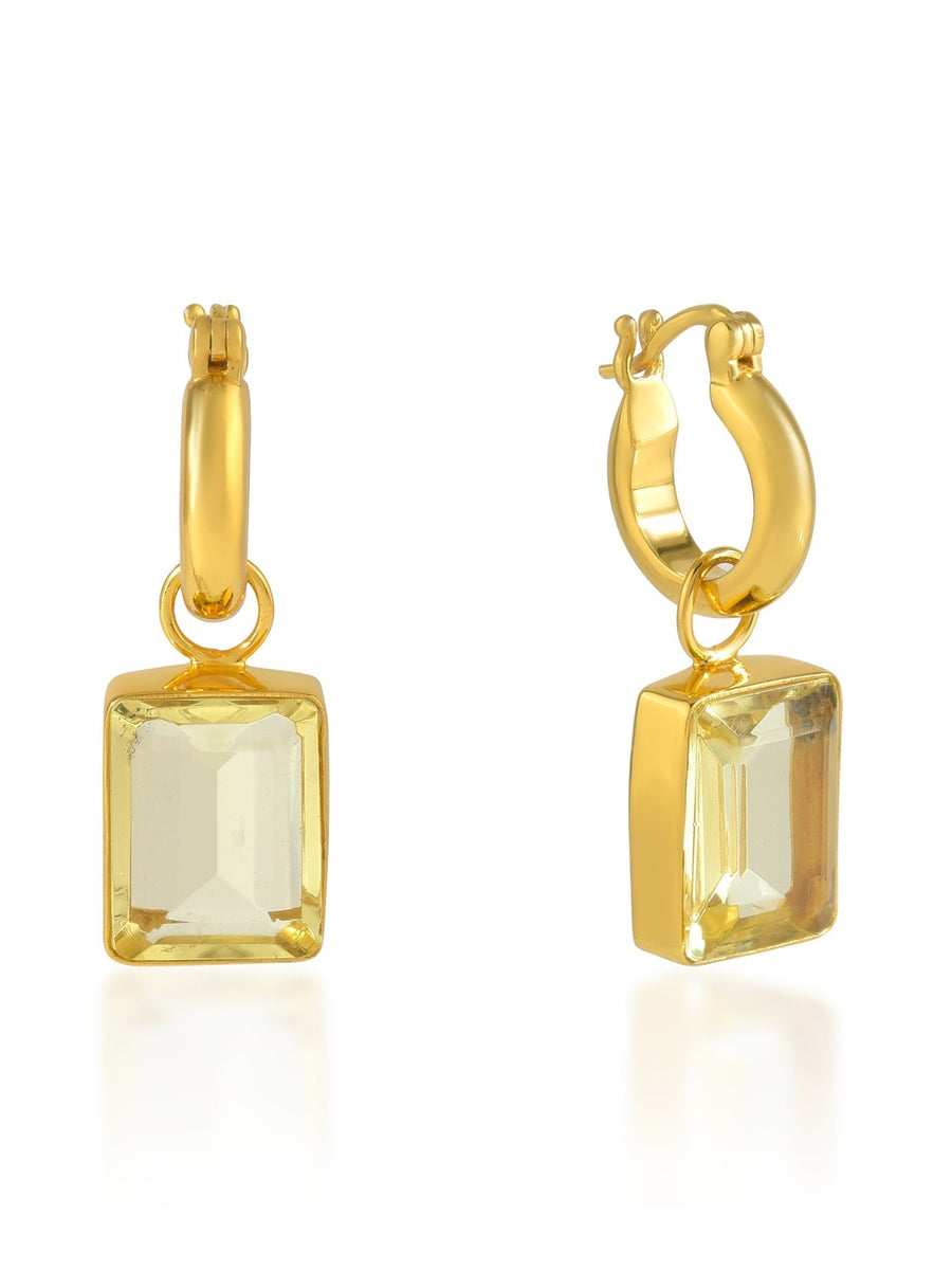 Niche Jewellery Shyla London Sorrento Earrings - Lemon