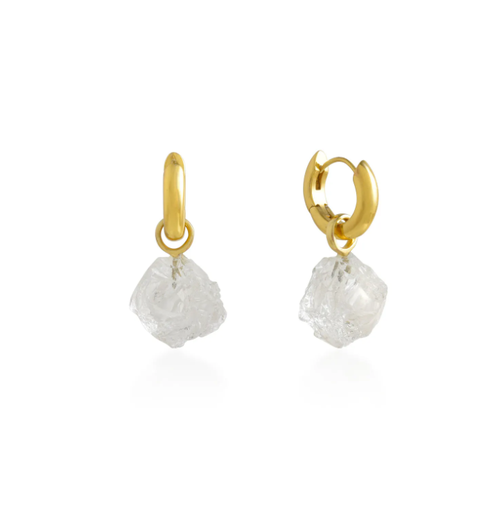 Shyla London Catalina Hoops - Clear