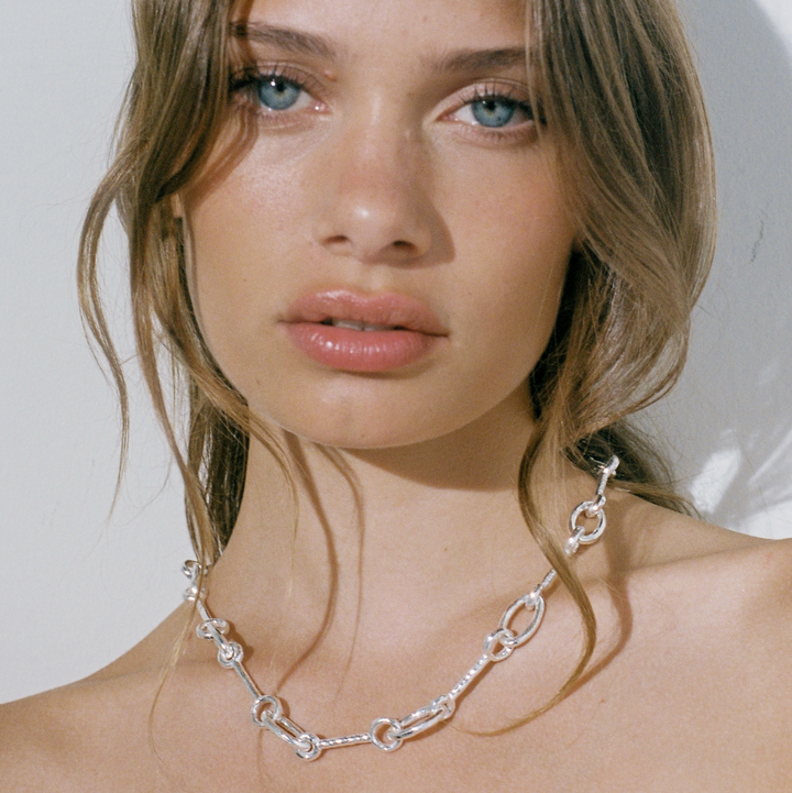 Niche Jewellery Shyla Matera Necklace - Silver detail