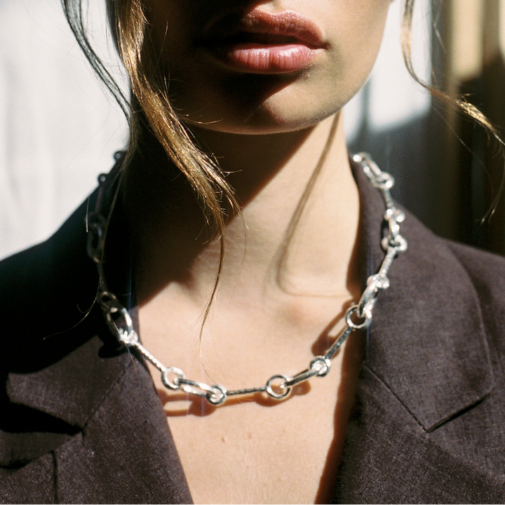 Niche Jewellery Shyla Matera Necklace - Silver detail