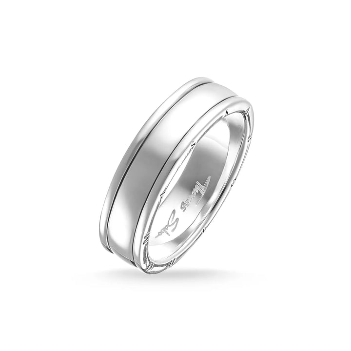 Niche Jewellery Thomas Sabo Band Ring with Lines detail