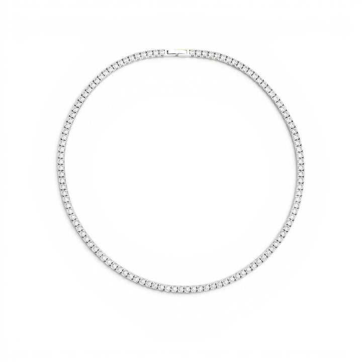 D.Louise Silver Luxe Tennis Necklace image 8