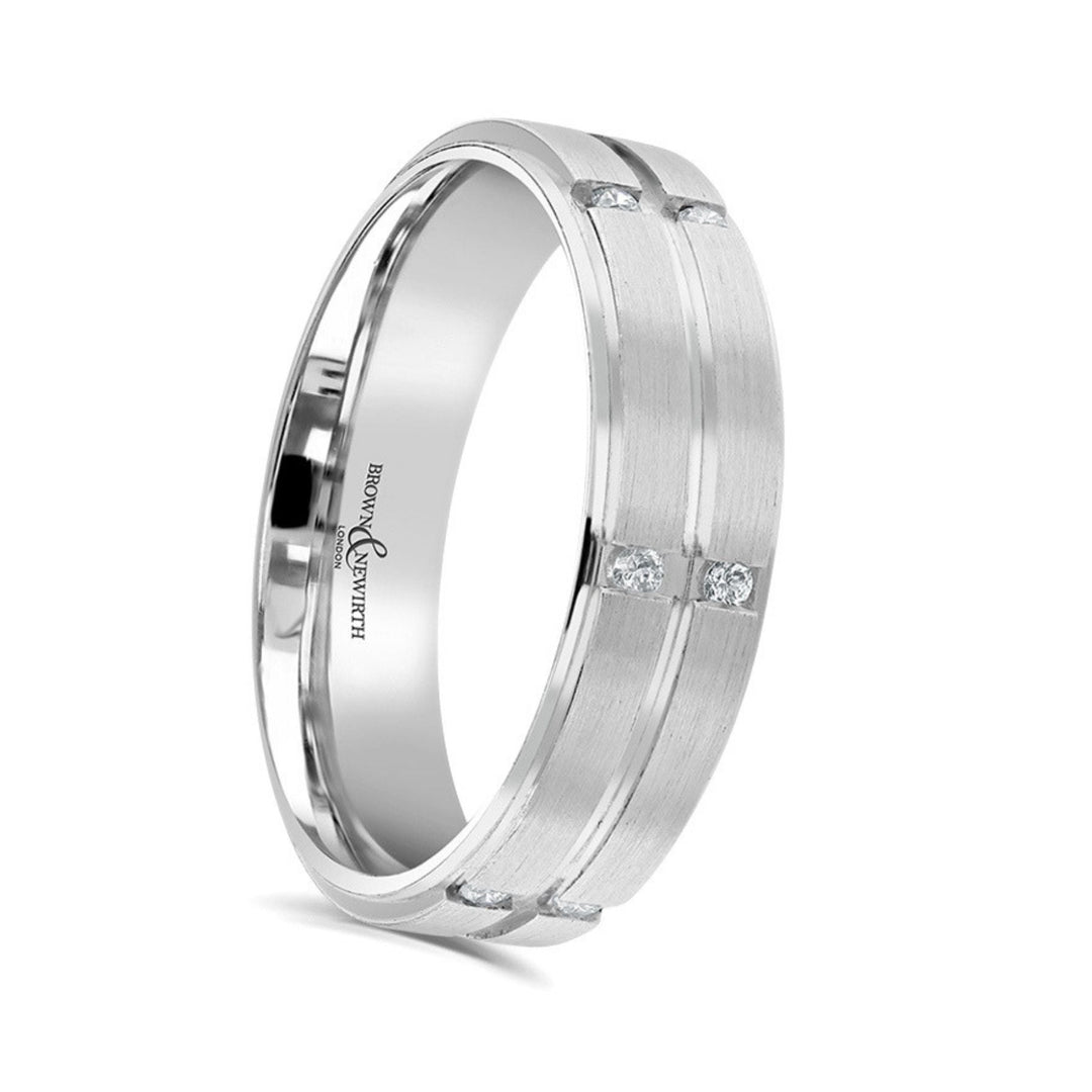 Brown & Newirth 'Sculptor' Men's Wedding Ring