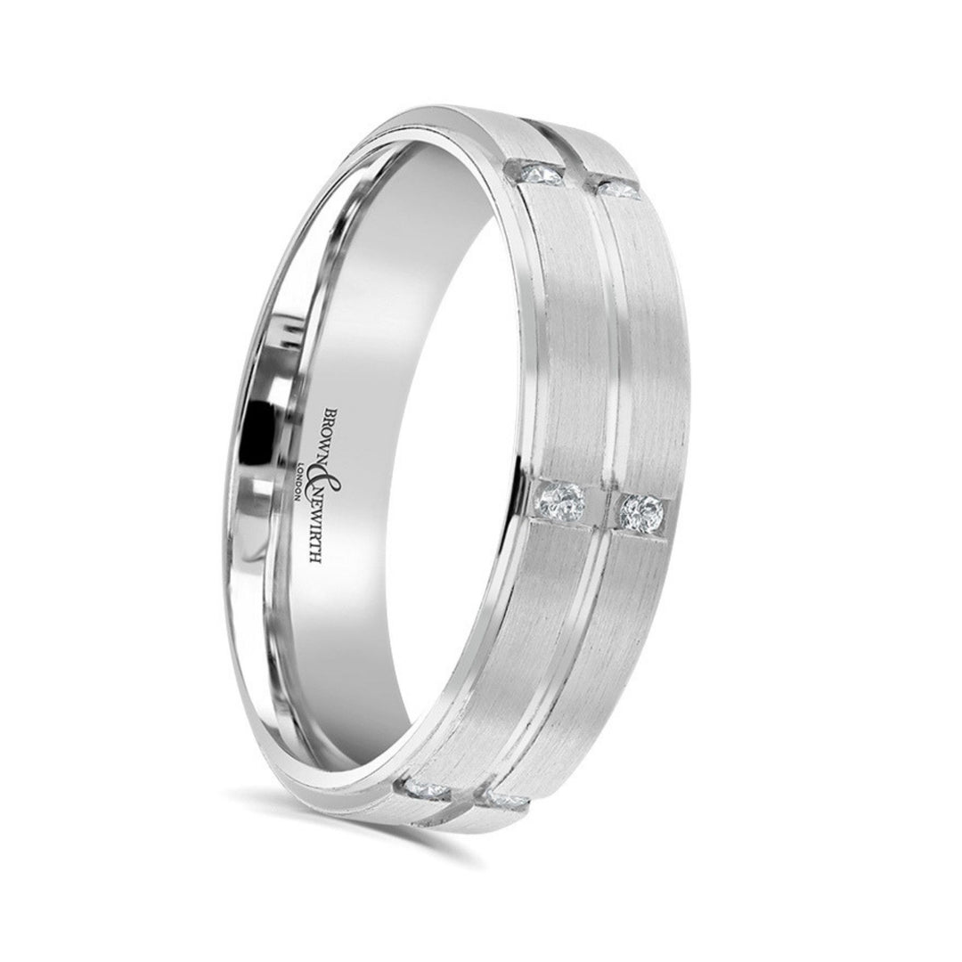 Brown & Newirth 'Sculptor' Men's Wedding Ring
