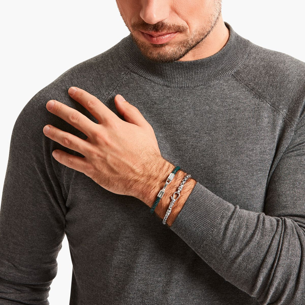 Thomas Sabo Venetian Blackened Silver Bracelet - A2005-637-21-L20