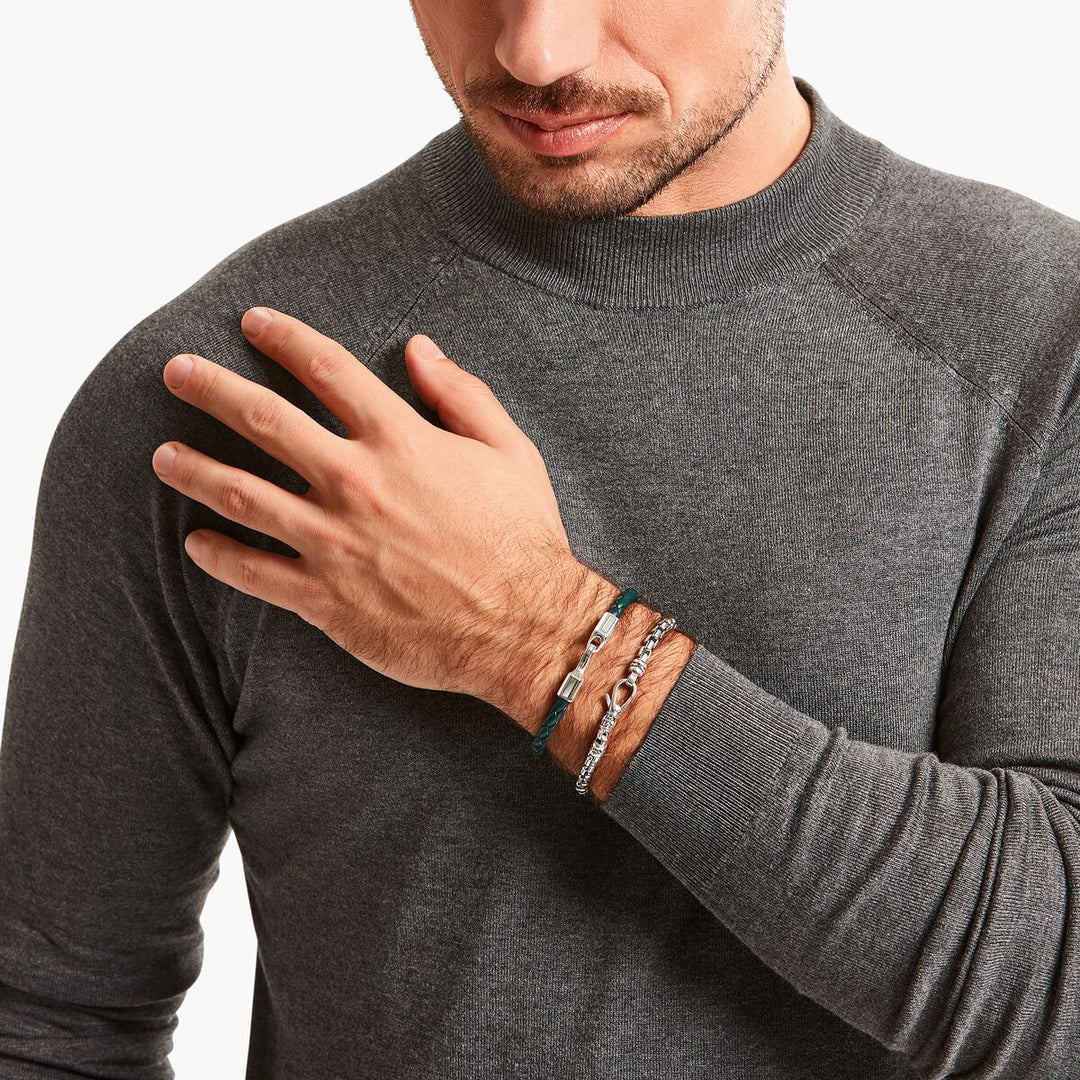 Thomas Sabo Venetian Blackened Silver Bracelet - A2005-637-21-L20