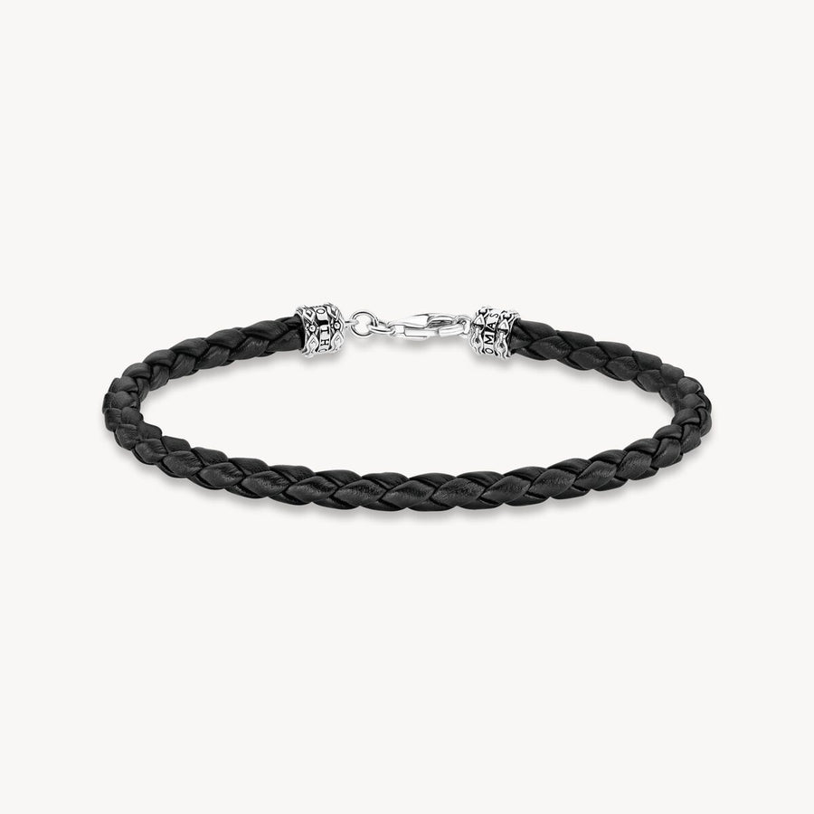 Thomas Sabo Leather Bracelet - Black - A2011-682-11-L19