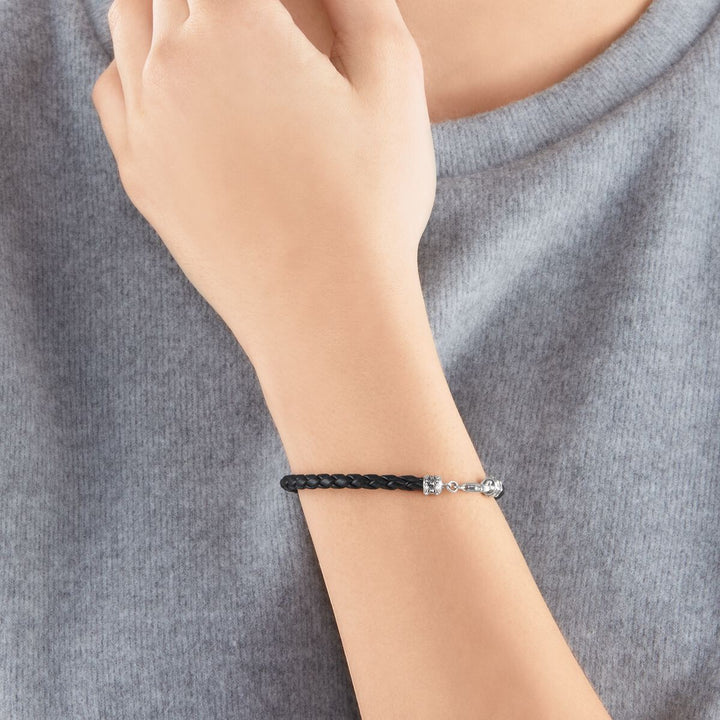 Thomas Sabo Leather Bracelet - Black - A2011-682-11-L19
