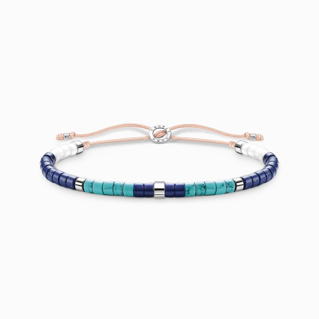 Thomas Sabo Slider Bracelet with Blue Stones A2065-775-7-L20