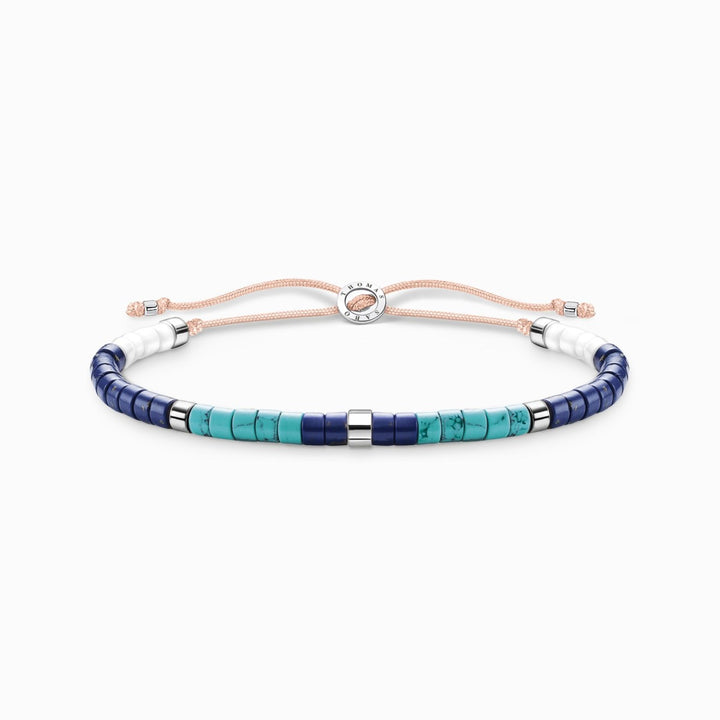 Thomas Sabo Slider Bracelet with Blue Stones A2065-775-7-L20