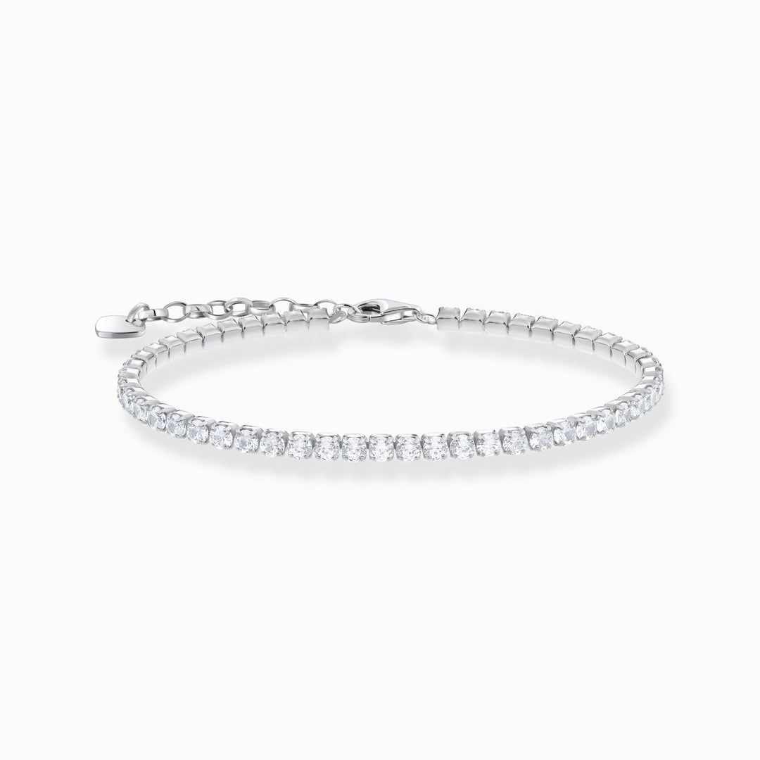Thomas Sabo Silver Tennis Bracelet with White Zirconia - A2167-051-14-L19