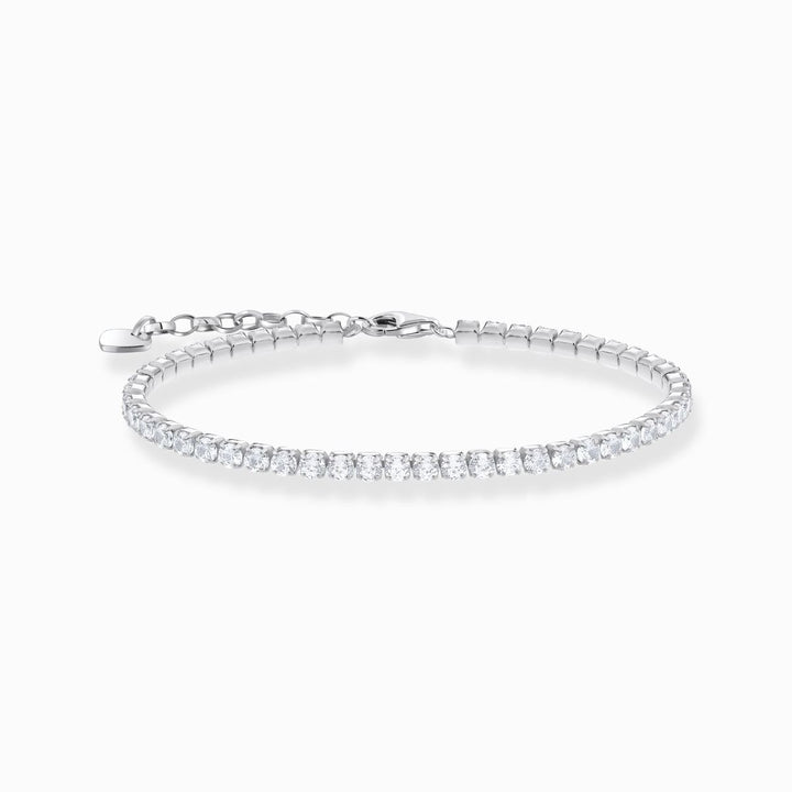 Thomas Sabo Silver Tennis Bracelet with White Zirconia - A2167-051-14-L19