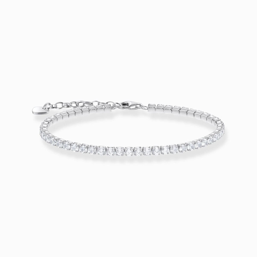 Thomas Sabo Silver Tennis Bracelet with White Zirconia - A2167-051-14-L19